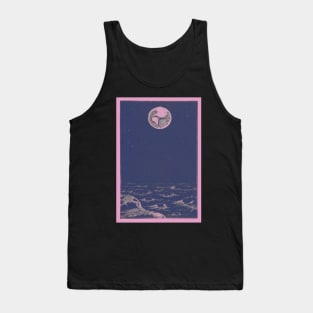 Earth from Space in Pink Tank Top